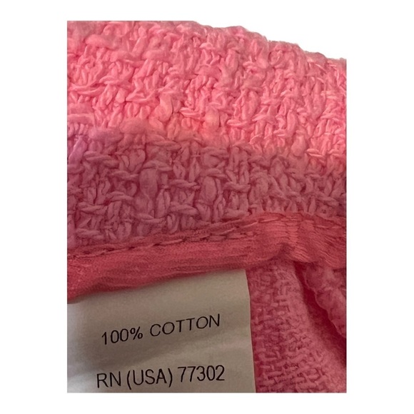 Zara Bouclé-Shorts Gold Zipper Closure XS Pink Structured Tweed Fringe Trim - Picture 7 of 7